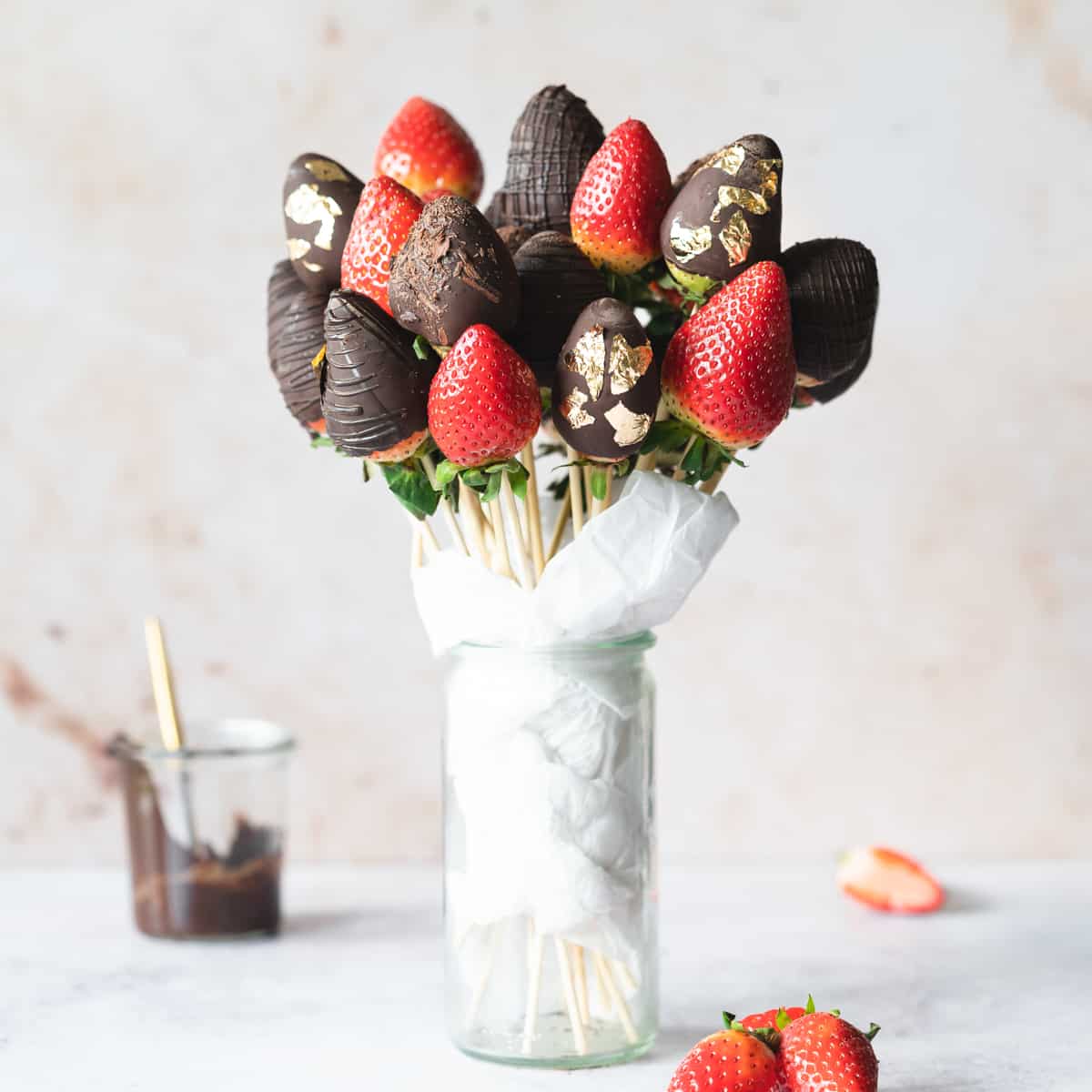 How to make an amazing chocolate bouquet in a box. DIY, chocolate bouquet  gift 
