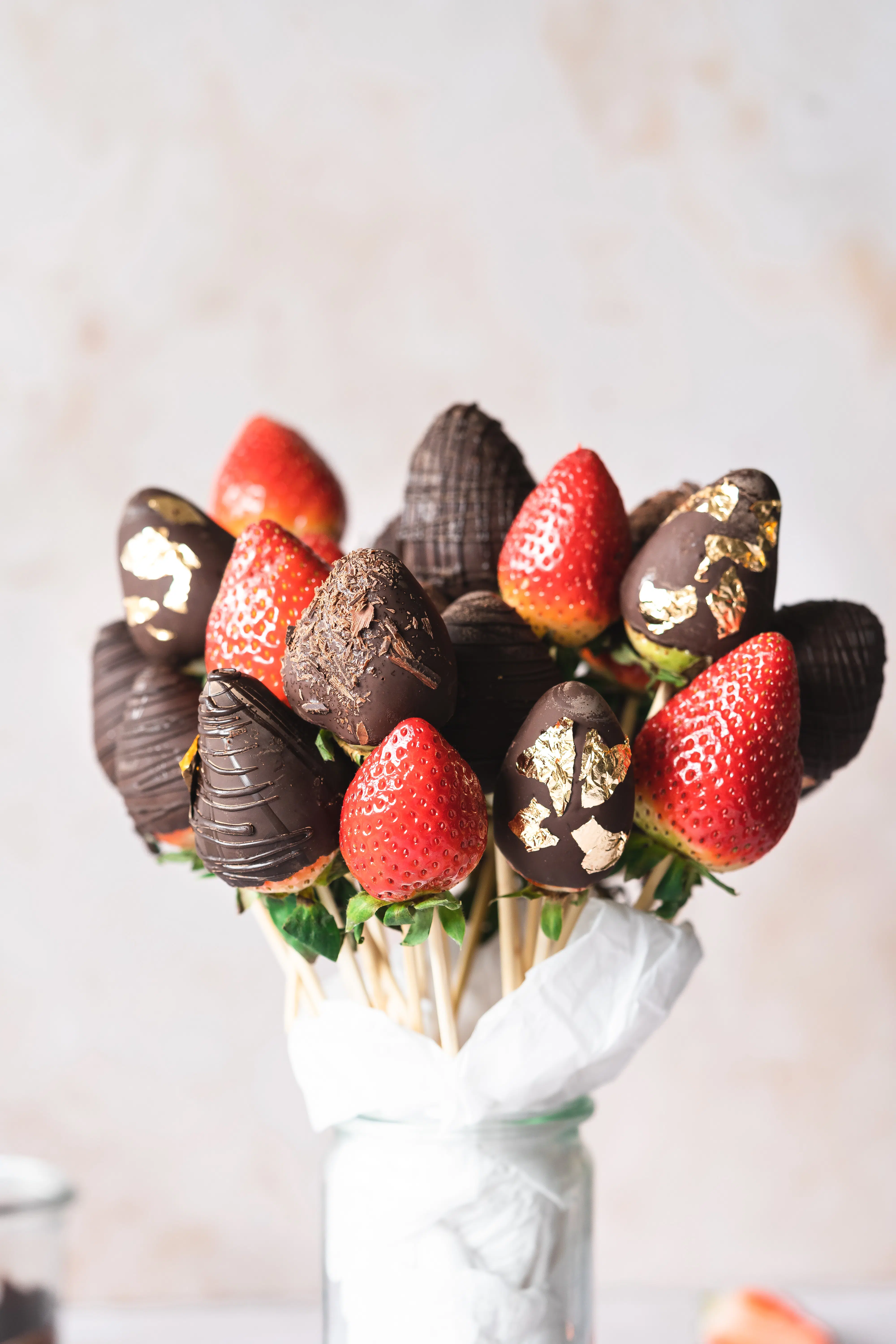 chocolate strawberry bouquet