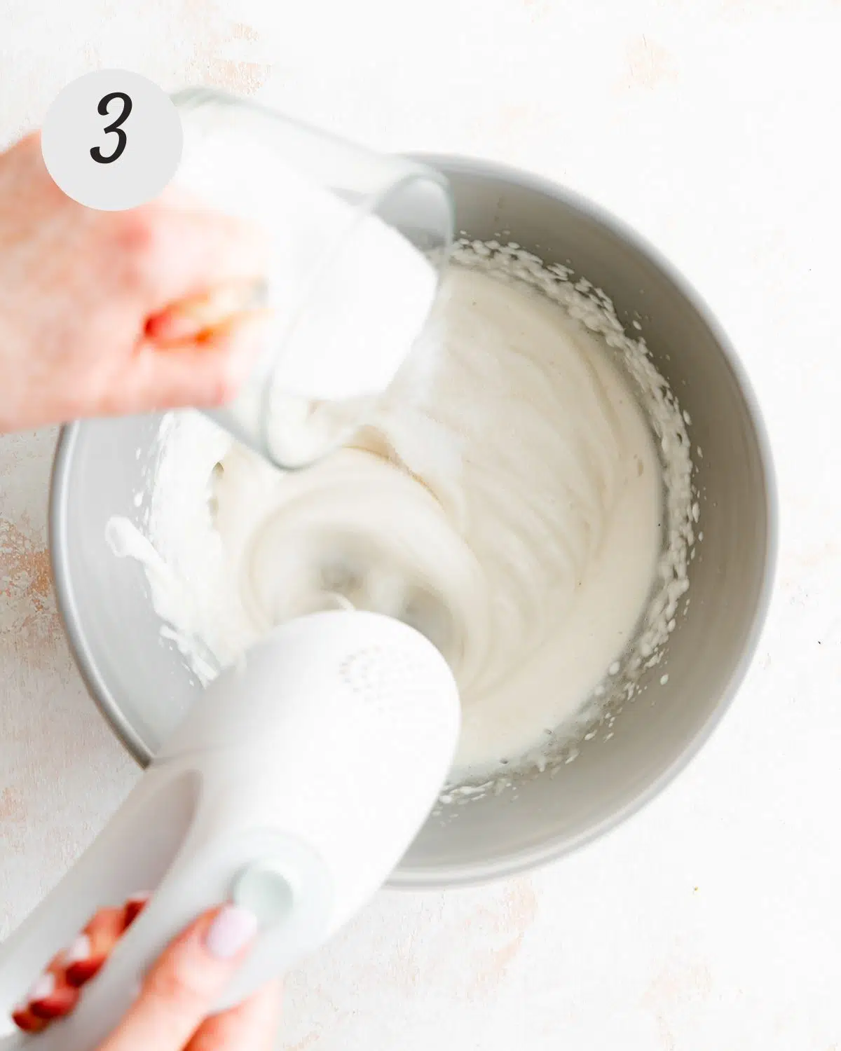 instructions on how to make vegan meringue.
