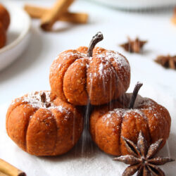 mini pumpkin balls.