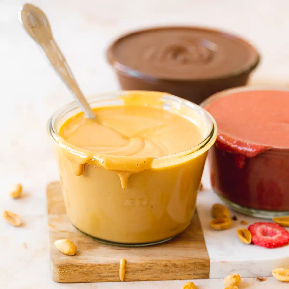 Gourmet Homemade Peanut Butter (3 Ways!)