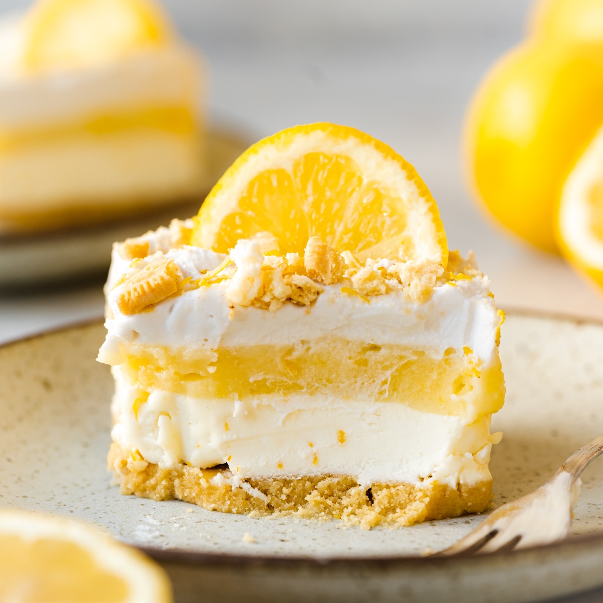 Lemon Lush Dessert - The Food Charlatan