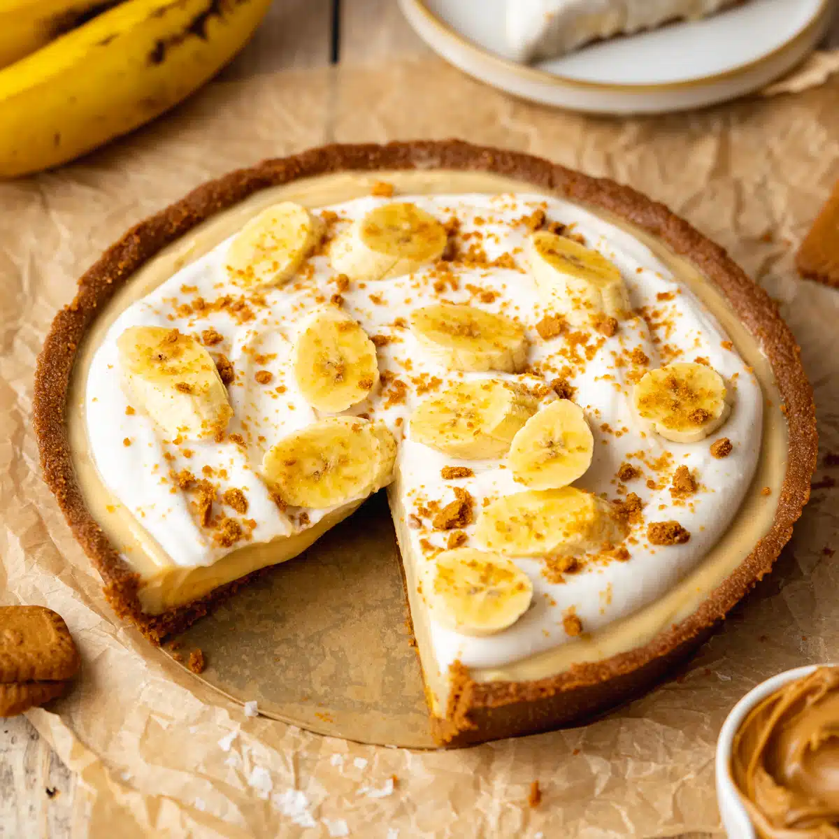 Vegan Banana Cream Pie