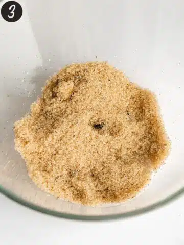 brown sugar that has been infused with real vanilla pod.
